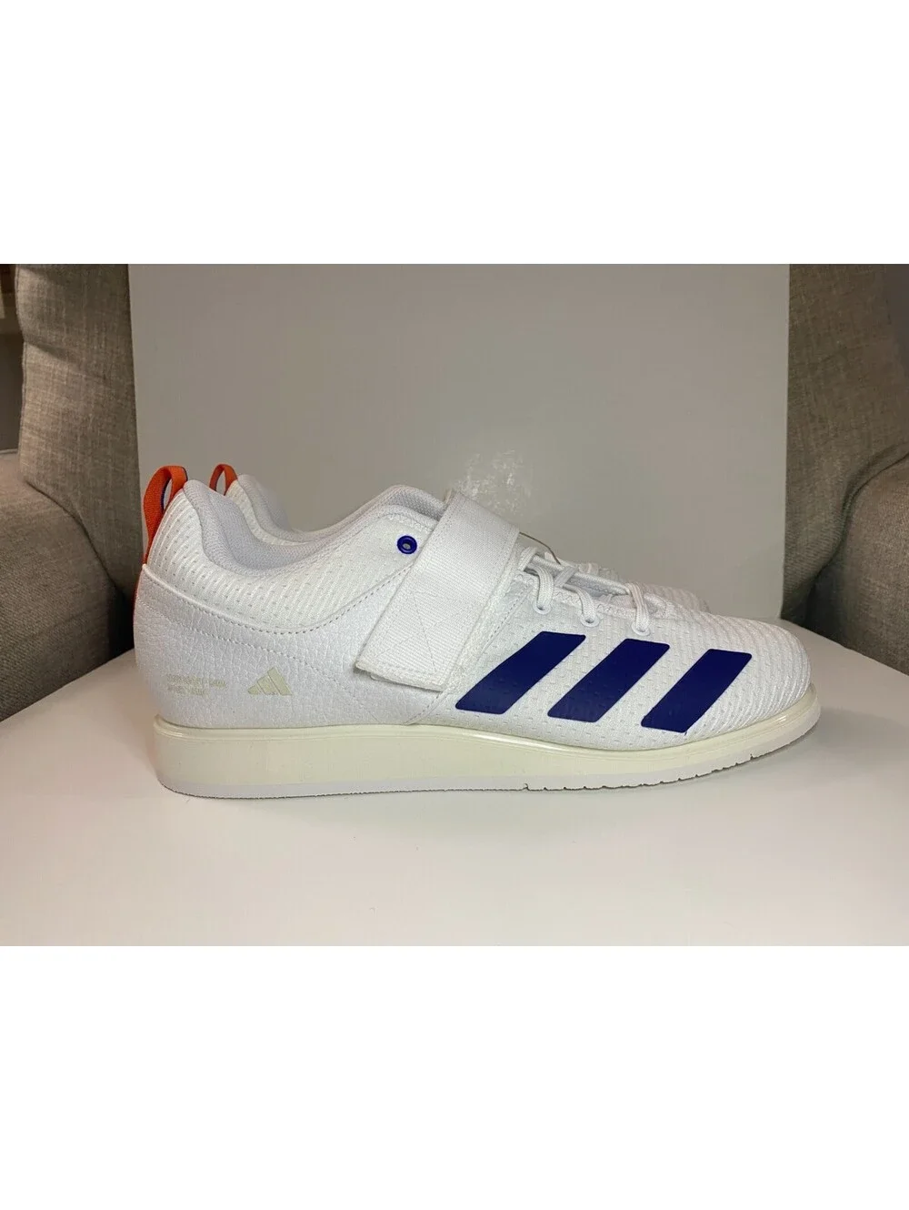 Adidas Powerlift 5 JP9878 Mens Sneaker 11 White Dark Blue Weightlifting Shoes